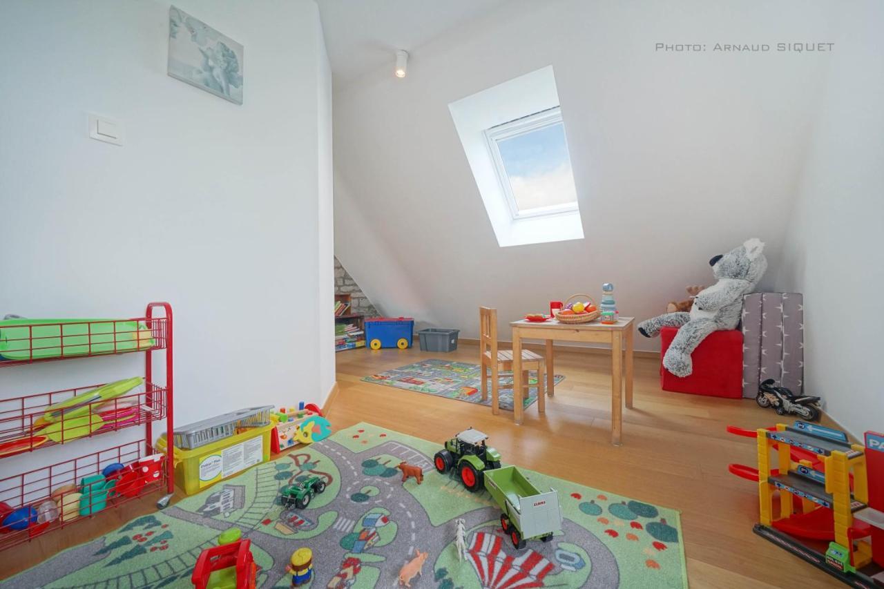 Gite Familial Ferme Des Aujes Falaen Onhaye ภายนอก รูปภาพ