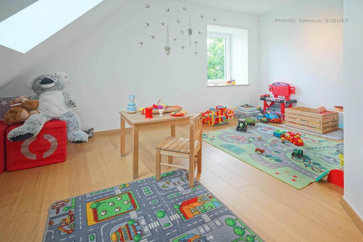 Gite Familial Ferme Des Aujes Falaen Onhaye ภายนอก รูปภาพ